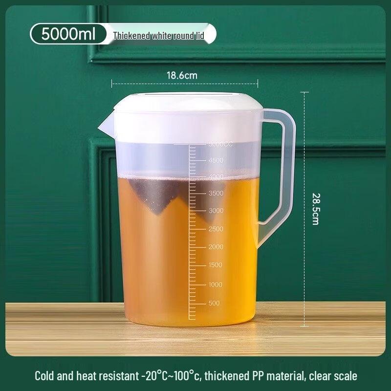ZISIZ Thickened Plastic Cold Water Kettle