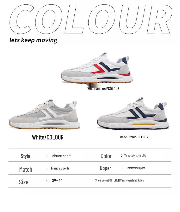 Herren 2025 Frühling Atmungsaktive Laufschuhe - Modische, Lässige, Allround-Sneaker für Teenager und Väter.