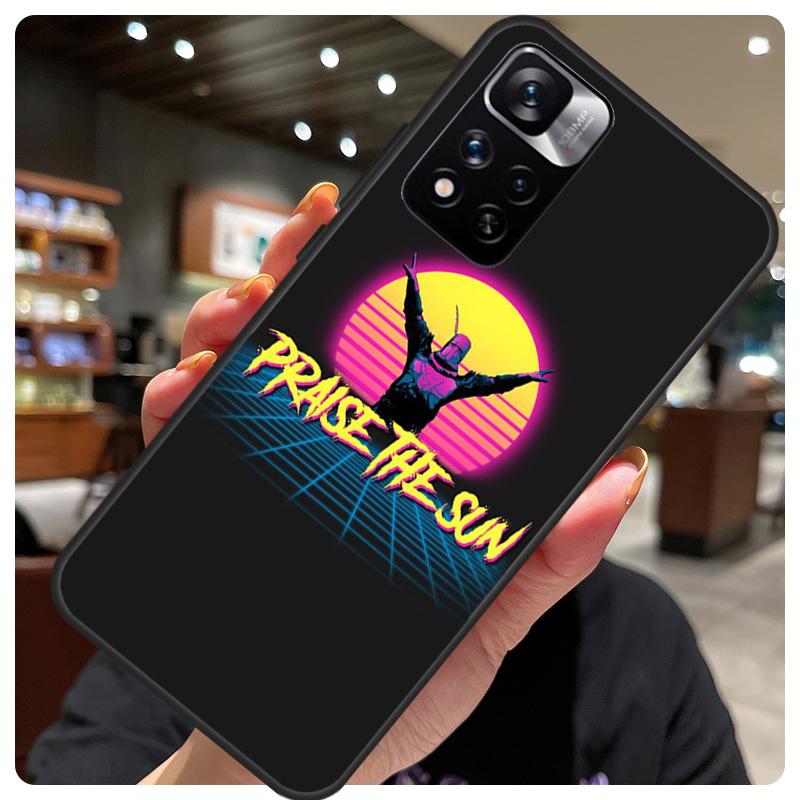 Praise the Sun Dark Souls For Redmi Note 11 Pro Case For Redmi Note 12 8 9 10 Pro 8T 9S 10S 11S 12S 12C 9C 10C Coque