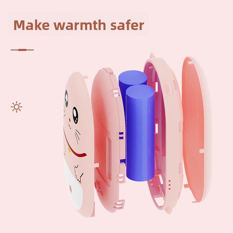 Cute Pet Electric Hand Warmer, Usb Charging, Waterless Hot Water Bag, Hand Warmer, Power Bank 3000mah 2 in 1