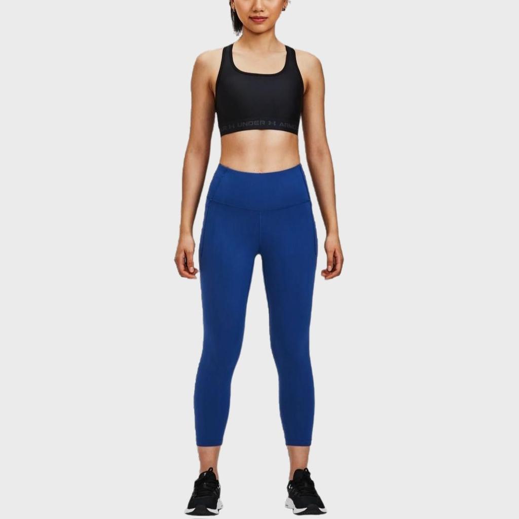 (WMNS) Under Armour Crossback Mid Sports Bra Asia Sizing 'Black Jet Gray' Women's 1361034-001