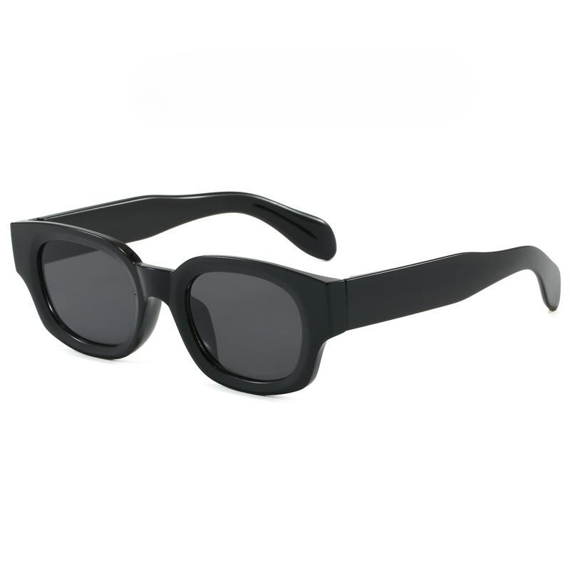 Unisex Fashion Trendy Retro Vintage Sunglasses Small Frame Oval Narrow Sunglasses for Street Photography UV Protection