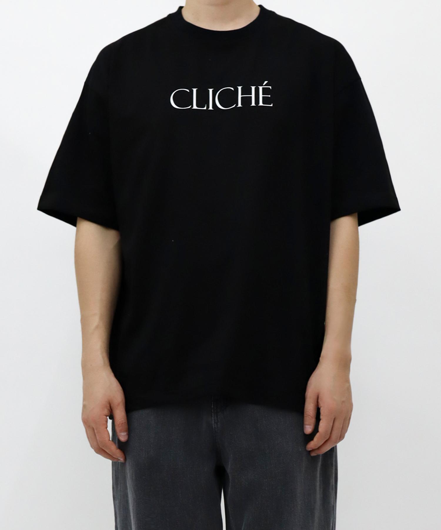 Just Haeng C.U.W No.2 [Cliché] Lettering Black Oversized Short Sleeve Tee F