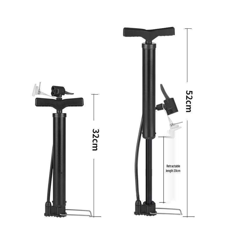Portable High-Pressure Bike and Ball Pump