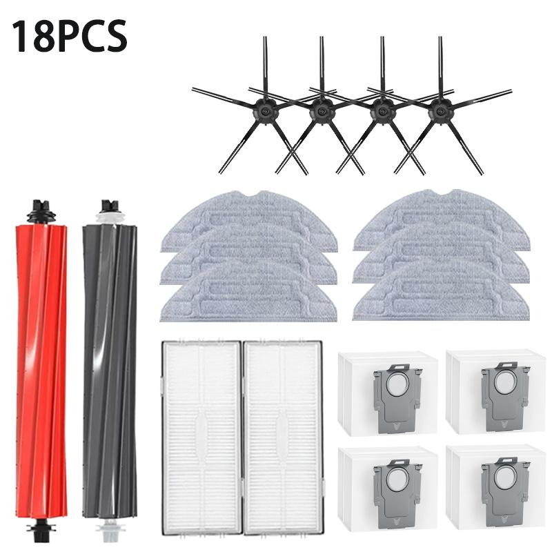 For Roborock S8 S8 Pro Ultra S8+ Accessories mop Choth vacuum bags Side Brush Filter Replaceable robot Vacuum Cleaner Spare Part