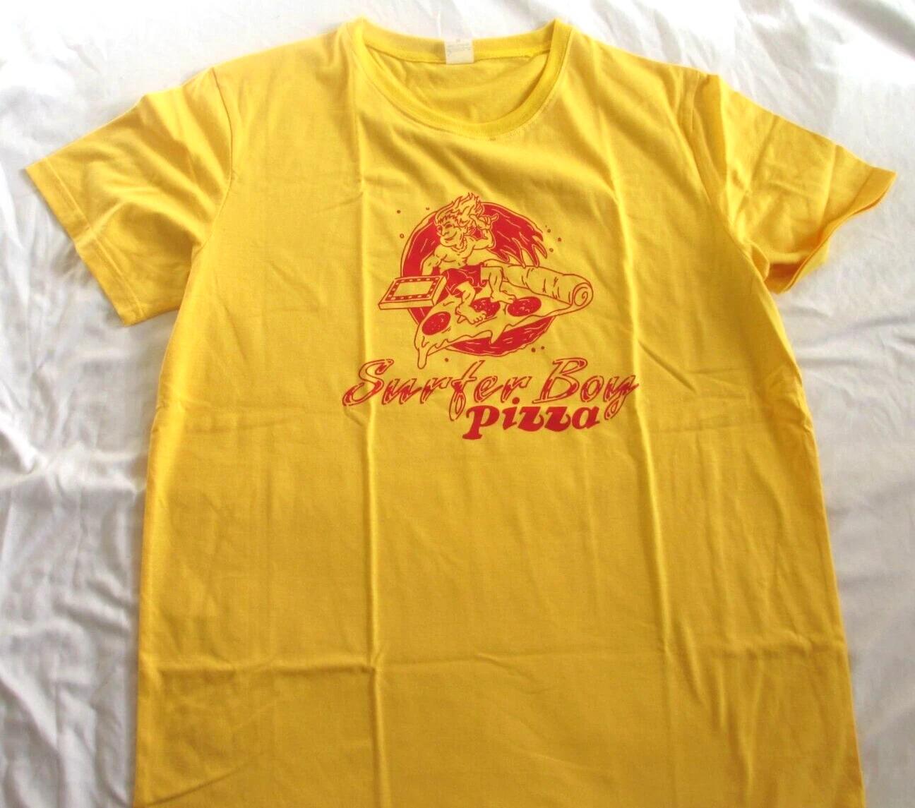 

STRANGER THINGS SURFER BOY PIZZA Чоловіча футболка працівника Розмір Середній S