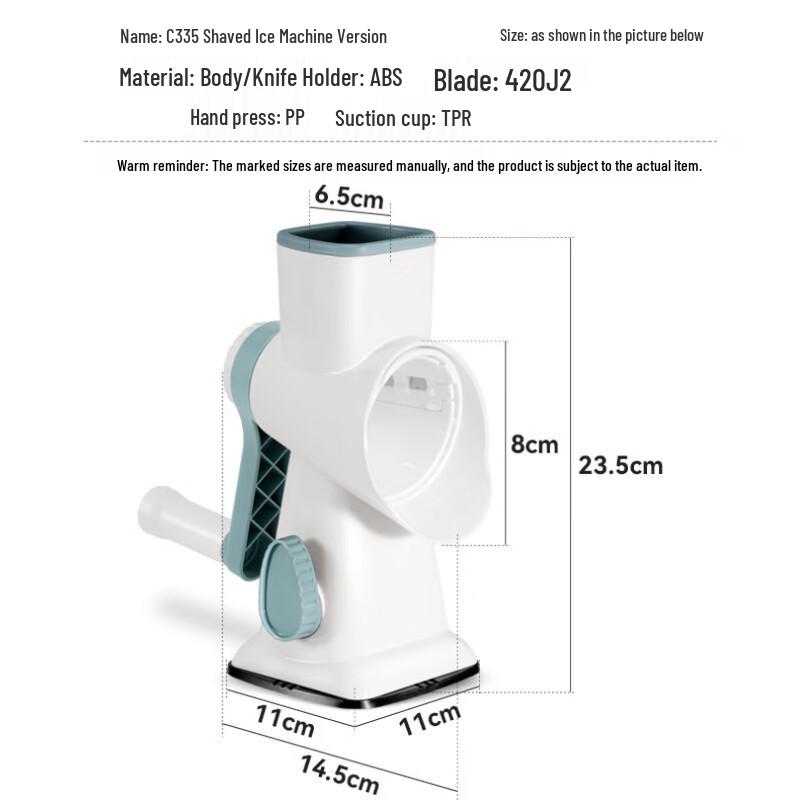 LISM Multifunctional Hand-Crank Vegetable Slicer