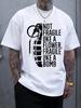 Graphic Print T-shirt - " NOT Fragile Like a Flower