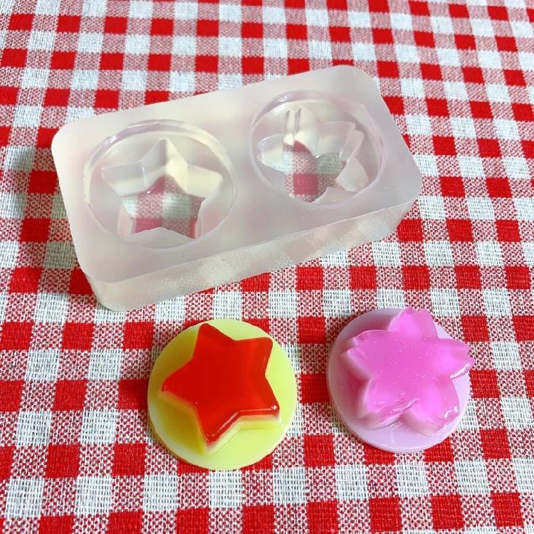  Silicone Mold Resin Pendant Mold for DIY Crafts Keychain Jewelry Making