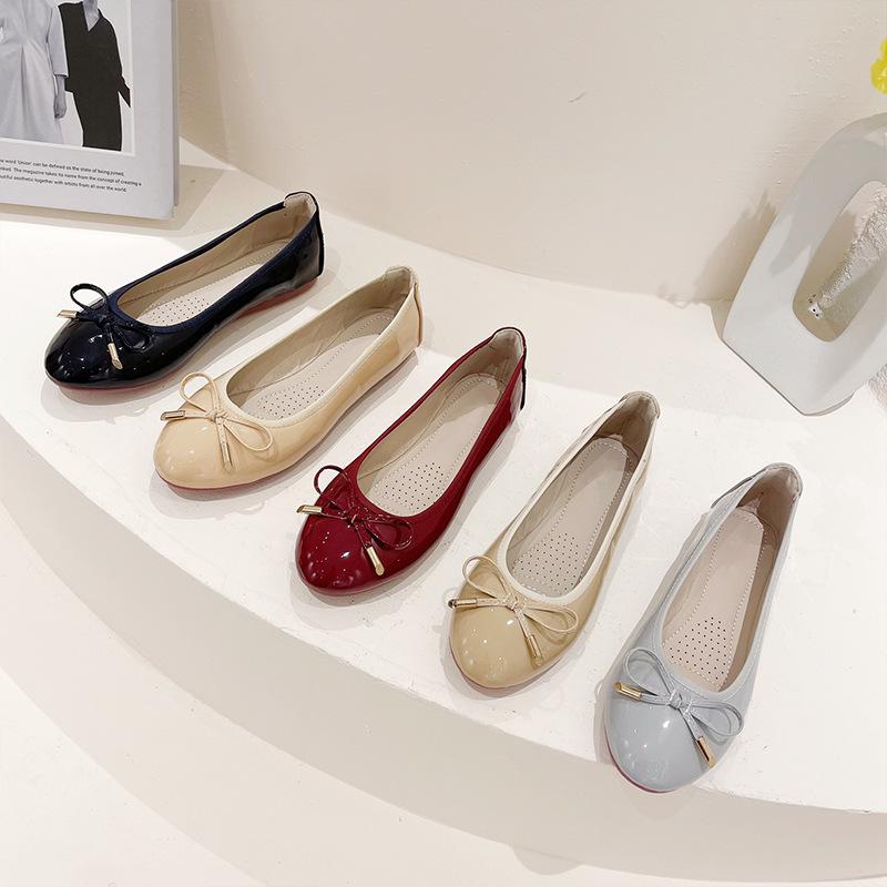 Одиночные туфли Женские туфли на плоской подошве Мягкая повседневная обувь большого — фото 4