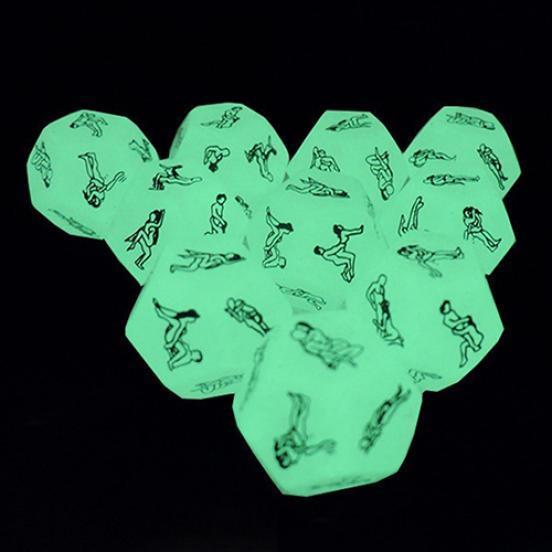 Adult Sex Games Sex Toy Dices Fun Toy Noctilucent Glow In The Dark Night Light