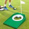 Home Yard Outdoor Golf Training Aid Golf Putting Trainer for Indoor with Hole Flag Putter Green Practice Aid Adjustable Hole