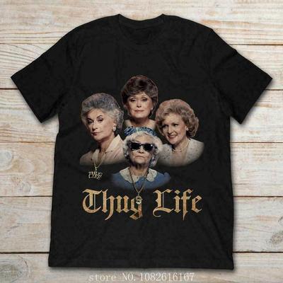 The Golden Girls Thug Life Tshirt AllGift for Friend TShirt S5XL DP422 Wholesale Cheap Graphic T Shirts 2024 Streetwear Ts