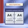 Student Certificate and Document Book - Thick A4/A3/A5 Storage for Test Papers and Honors