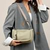 Women's bag new lychee pattern fashion soft leather bag shoulder messenger bag casual large capacity