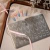 Festival Nail Art Stamping Plate Stainless Steel Texture Necklace Themed for Holiday Nail Decorations and Family Fun