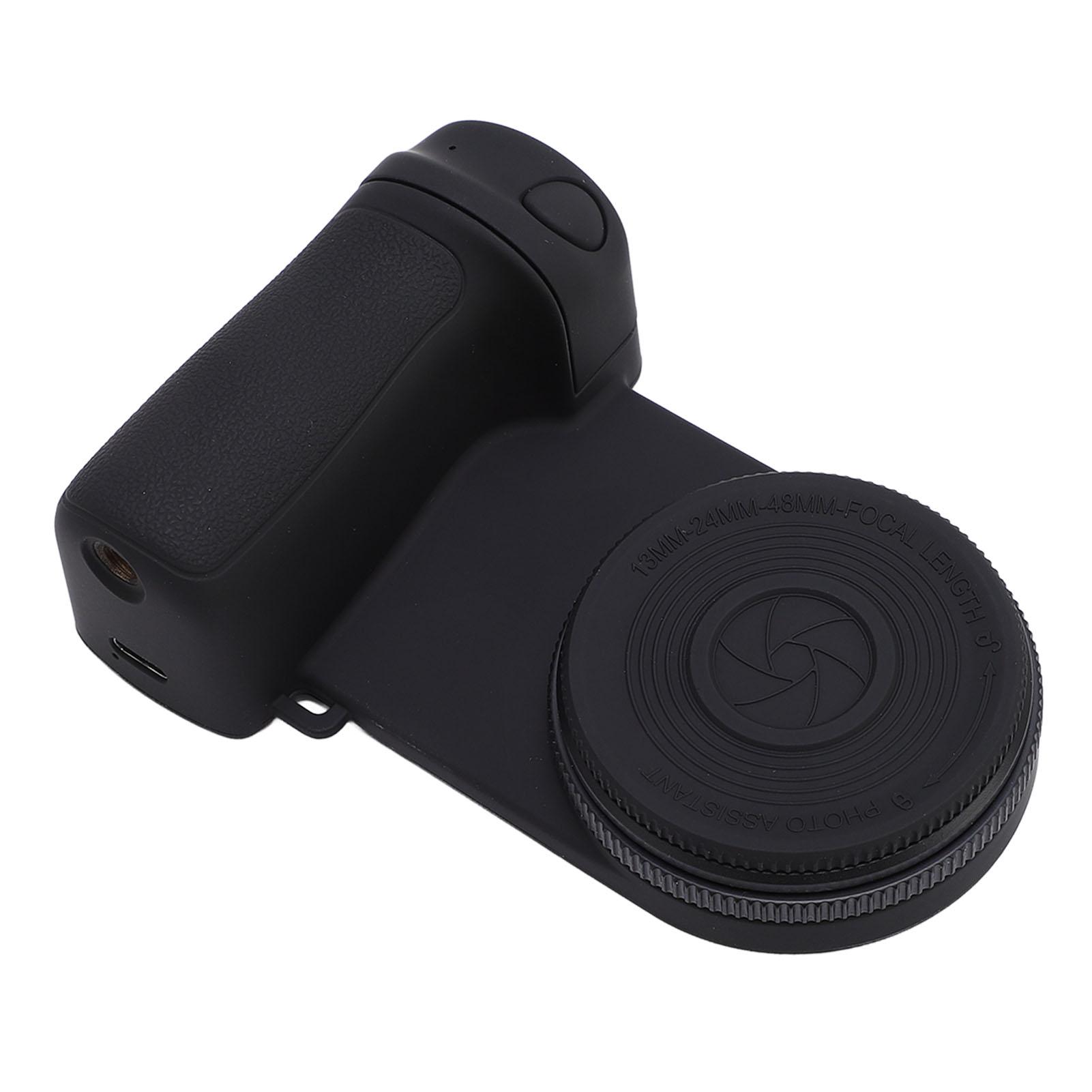 Smartphone Camera Grip with Remote Selfies Fill Light,   Magnetic Camera Socket with 1/4\  Screw Hole, Camera Shutter Socket for