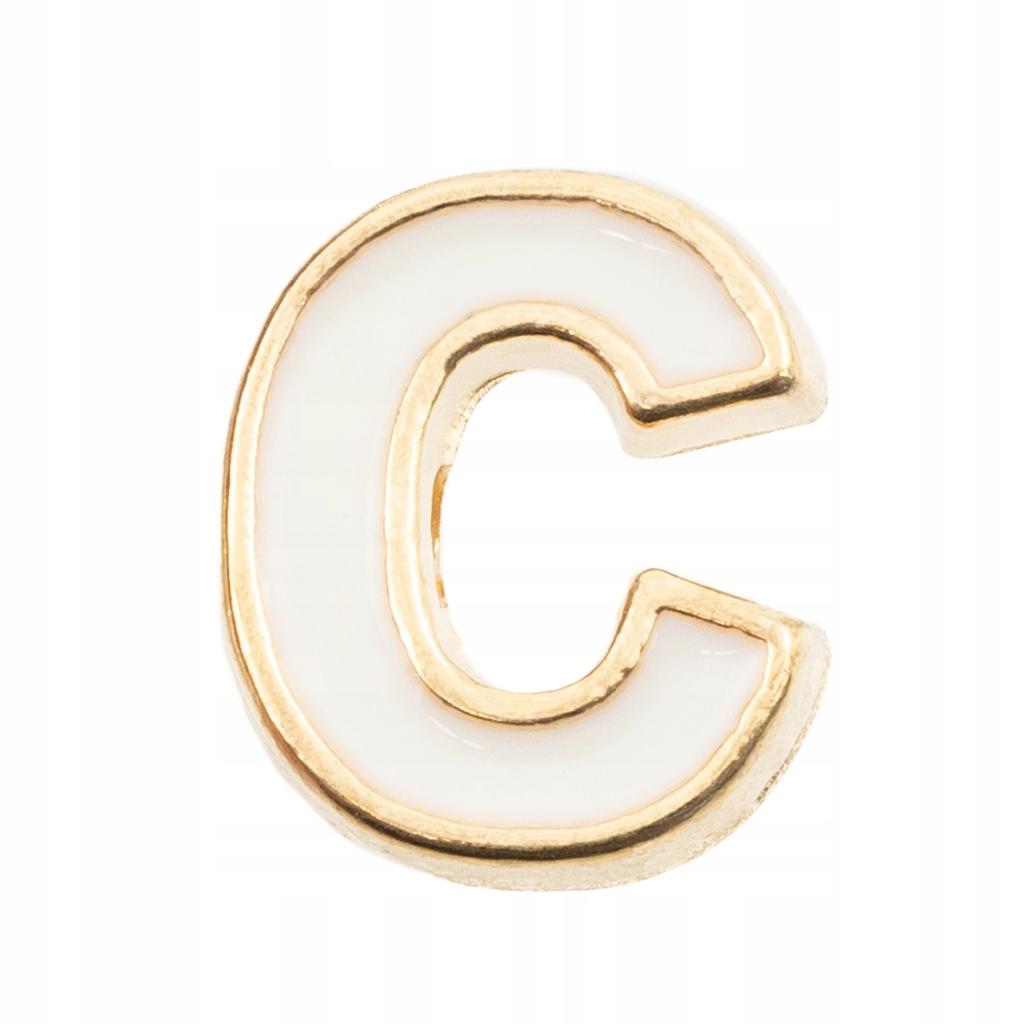 Letter Alphabet Colorful Jewelry Pendant Letter C