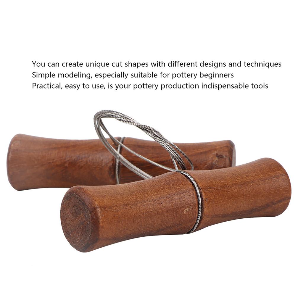 Stainless Steel Clay Cutting Wire Mud Cutter Wire Ceramic Art Clay Carving Tool