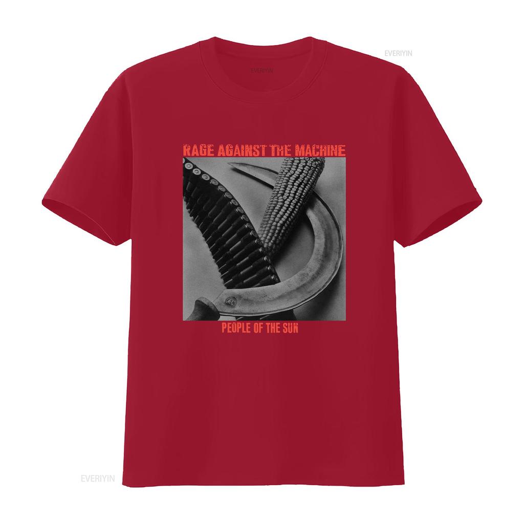 Maglietta Vintage Rage Against The Machine vintage Lavata grafica uomo Versatile streetwear Unisex Top Per l'uso quotidiano Morbido
