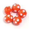 5pcs/lot 20mm White Polka Dot Resin Beads Colorful Round Loose Spacer Beads For Jewelry Making DIY Crafts Pen Beads Accessories
