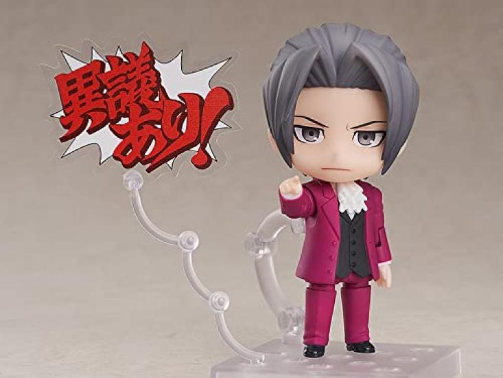 Nendoroid Ace Attorney Mitsurugi Reiji Plastic Painted Fully Articulated Figure Non-scale