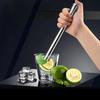 1 Stück Edelstahl Zerdrücktes Eis am Stiel Runder Kopf Zitrone Frucht Entsafter Bar Barkeeping Püriert Küche Weinglas