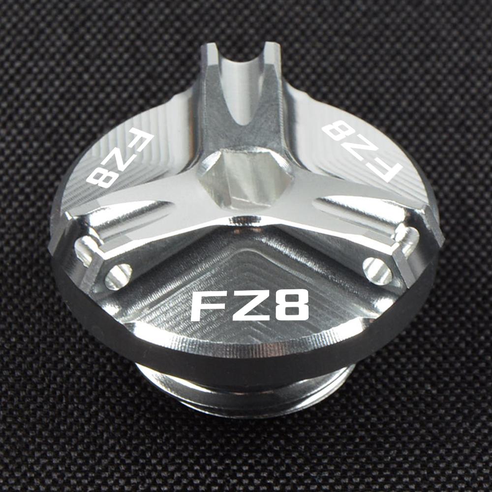 Motorcycle For Yamaha FZ8 FZ-8 FZ 8 2011 2012 2013 2014 2015 aluminum accessories Engine Oil Filler Cup Plug Cover cap Screw