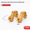 2Pcs Motorcycle Mirror Mount Aluminum Alloy Universal Bracket 8/10Mm Handlebar Rearview Holder For Cycling Commuting Riding