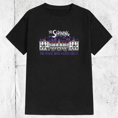 80s The Shining Psychological Horror Movie T-shirt