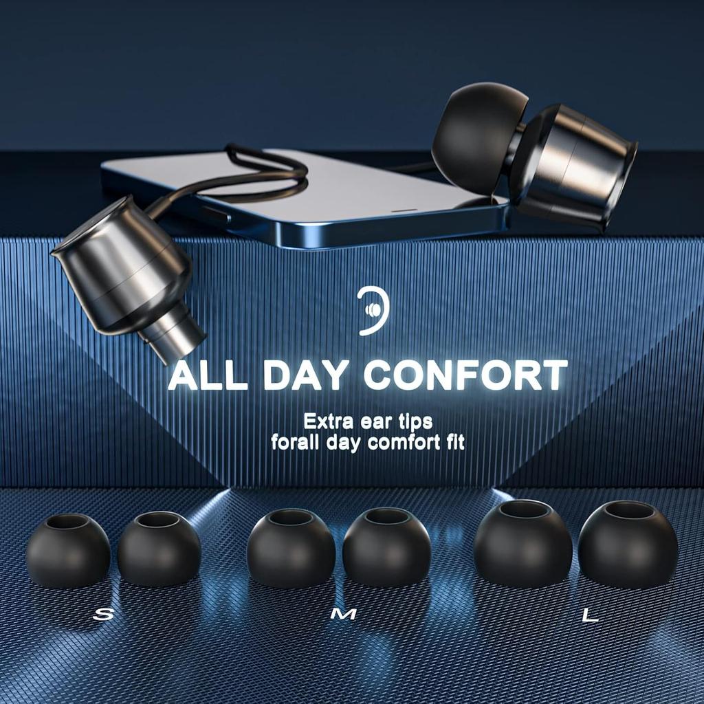 Kopfhörer für iPhone 13 14 12 Pro Max MFi-zertifizierte Ohrhörer mit Mikrofon Geräuschunterdrückung Stereo-Bass In-Ear-Kopfhörer Anschluss Kabelgebundene Kopfhörer