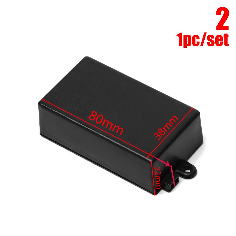 

Waterproof ABS Plastic Project Box Storage Case Housing Instrument Case Black Enclosure Boxes Electronic Supplies High Quality