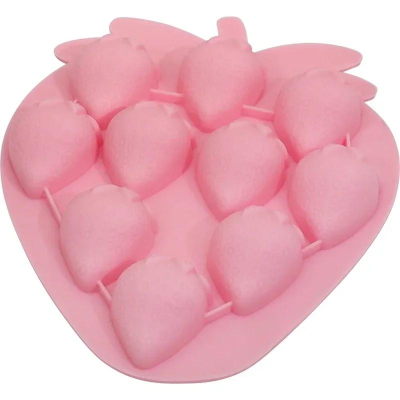 Fruit Shape Ice Cube Tray Silicone Ice Cube Maker DIY Creative Small Ice Cube Mold Square Shape Kitchen Accessories