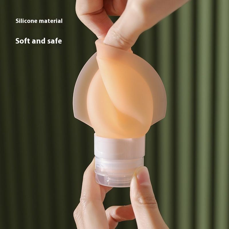 3Pcs 60ml/90ml Refillable Silicone Travel Bottle Set for Portable Skincare and Makeup Liquid Storage – Squeeze Dispenser Design