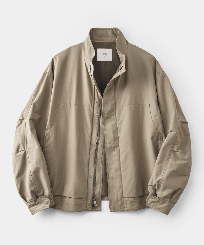 TAKEASY Heritage Harrington Jacket (Sand Beige)