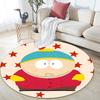 Eric Cartman Pattern Round rug,Carpet Rug for Living Room Bedroom Playroom ,Non-slip Floor Mat,Holiday Gifts and Birthday Gifts.
