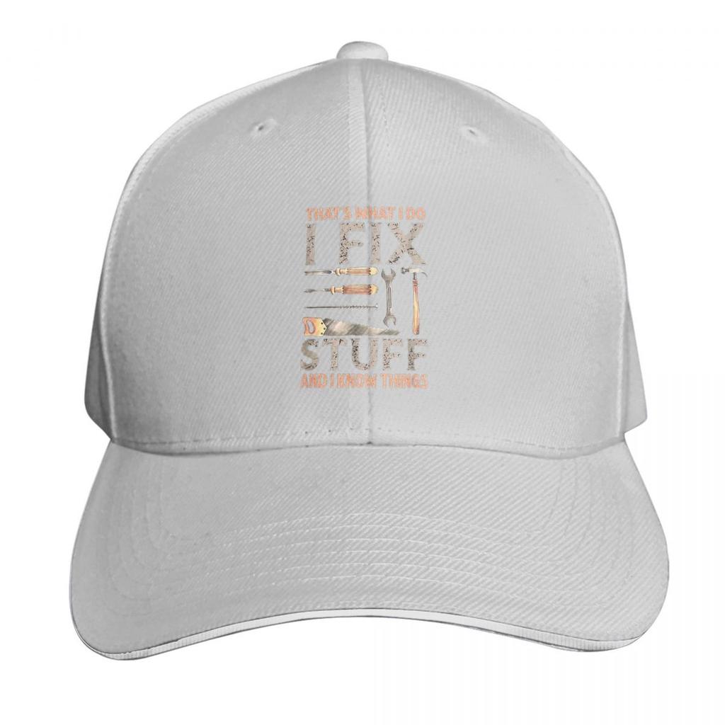 Thats What I Do I Fix Stuff And I Know Things Cap Casual Baseball Caps Adjustable Hat Hip Hop Summer Unisex Baseball Hats