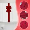Christmas Cabinet Bow Festive Ribbon Prop Door Bow Festival Decoration for Housewarming Fireplace Celebration Window Stage