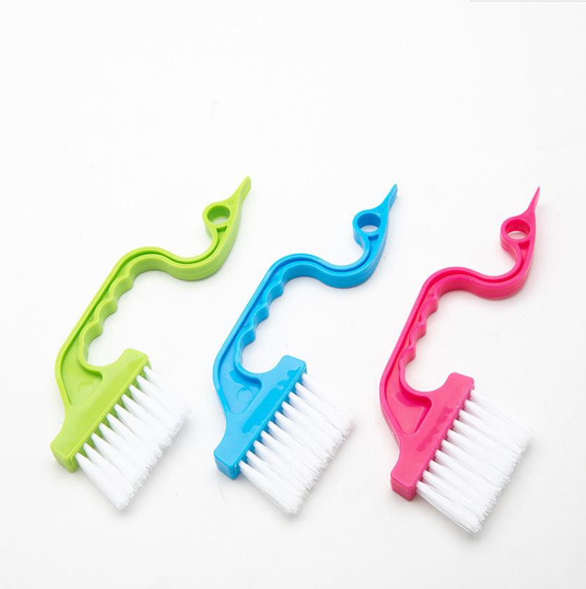 Swan Shape Handheld Groove Door Window Kitchen and Bathroom Groove Air Conditioner Shutter Keyboard Gap Cleaning Brush