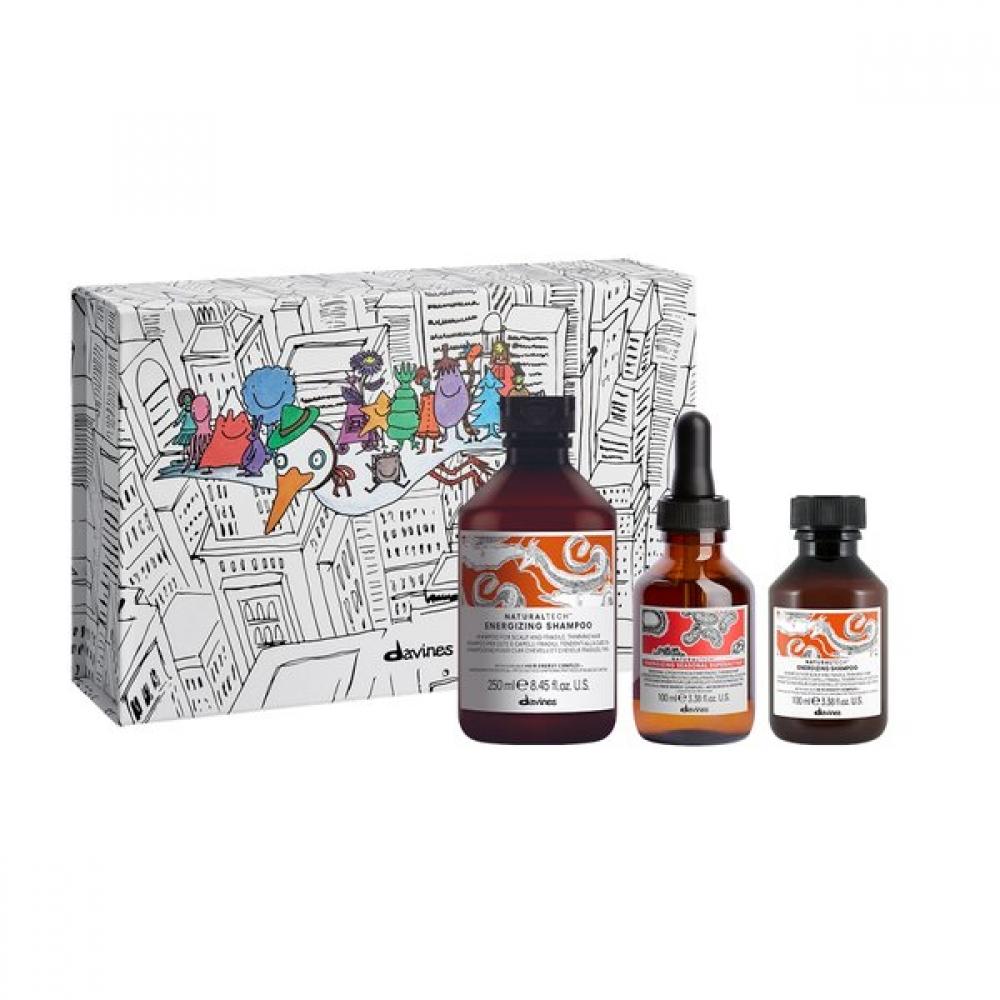 

Davines Scalp Care Gift Set + Momo 2 Types Energizing Shampoo 250ml+100ml Seasonal Superactive 100ml Single option