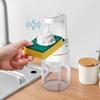 Distributeur de savon automatique à chargement USB Lumière respiratoire réglable 4 vitesses Distributeur de savon moussant Mural Distributeur de lotion