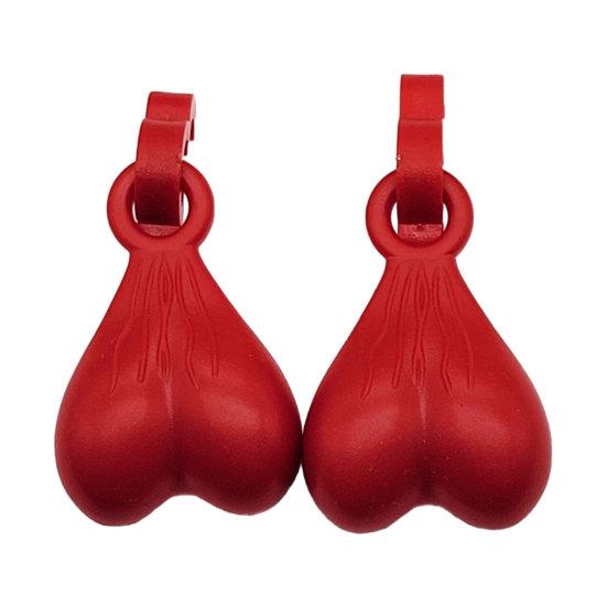 2 Pcs Shoe Nuts for Hole Shoes Funny Ball Sack Shoe Charms Novelty Shoe Gag
