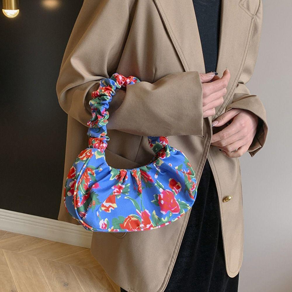 

Большая вместимость северо-восточная большая сумка с цветочным принтом на плечо в китайском стиле с цветочным принтом женская сумка