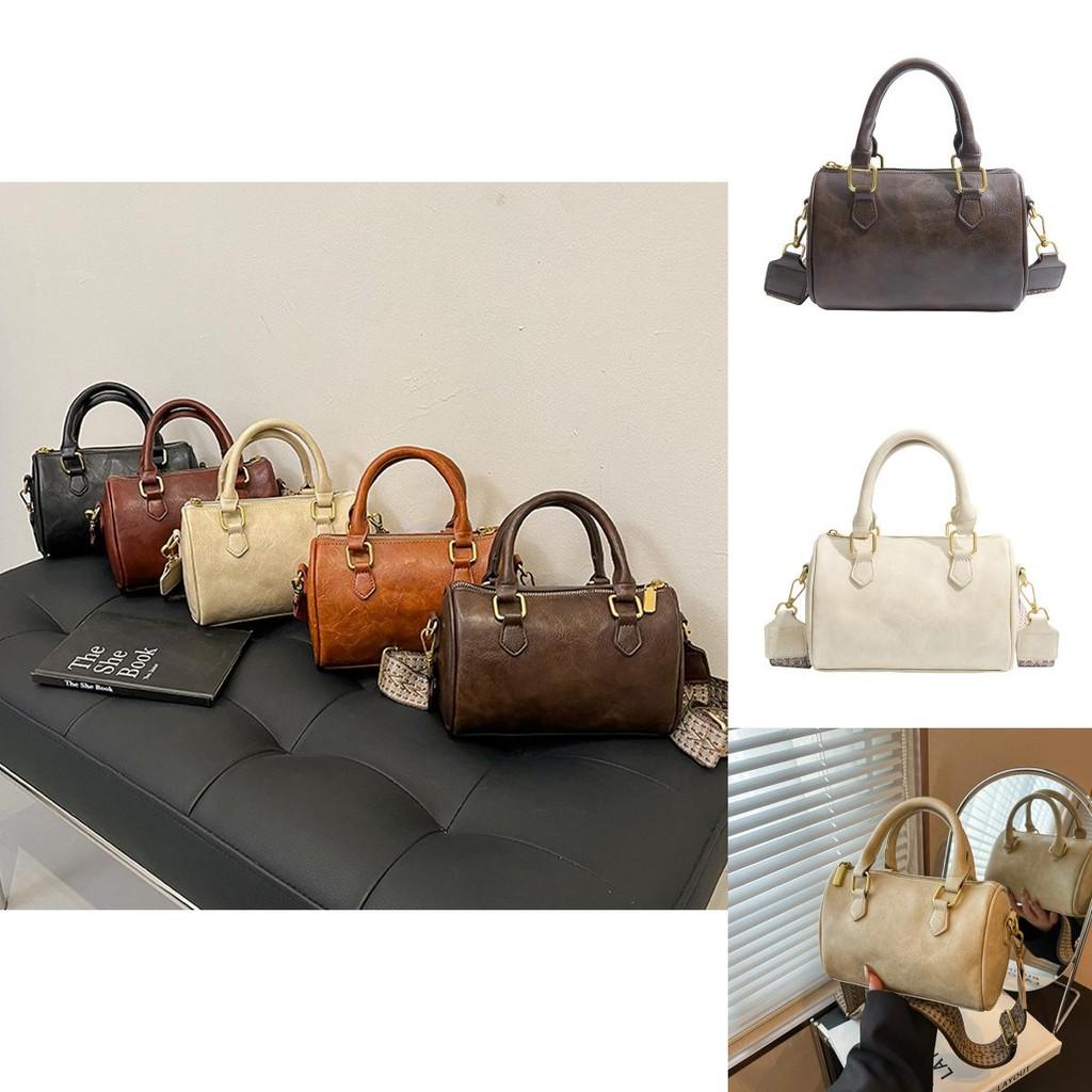 Stylish Japanese Minimalist Pu Boston Bag For Women Perfect For Daily Use And Fashionable Outfits