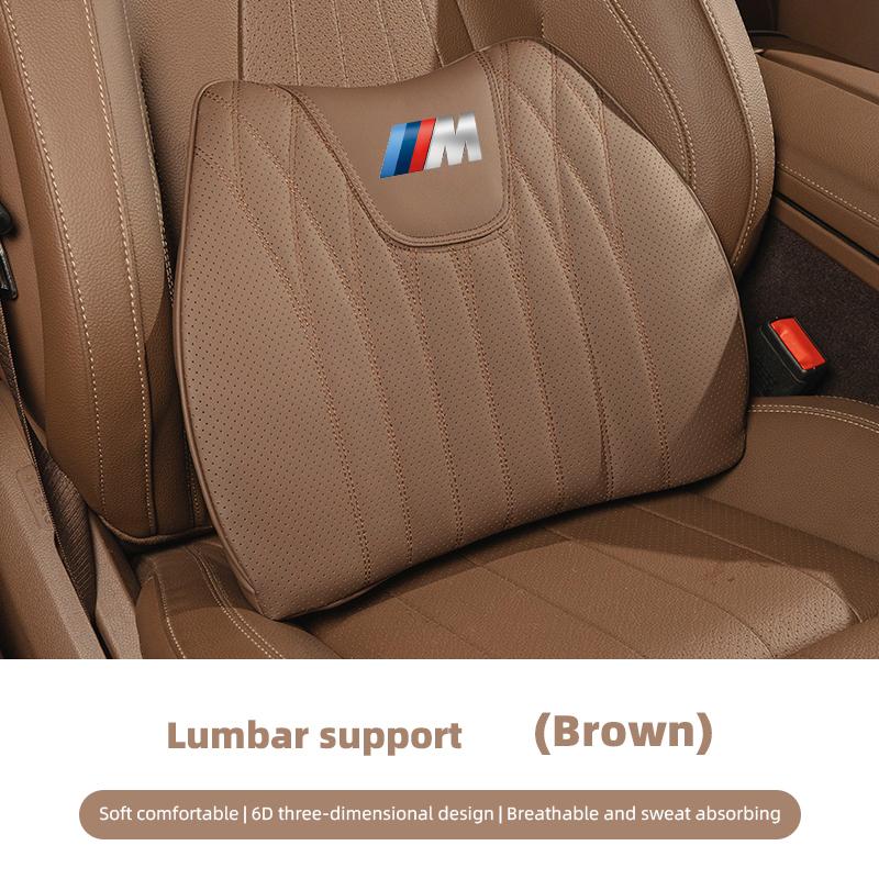 NVEQ9 For BMW X1 X2 X3 X5 X4 X6 X7 iX3 F20 F10 F07 E70 E4  Auto Valve Cap Car Seat Cushion Cover Lumbar Support Waist Cushioning