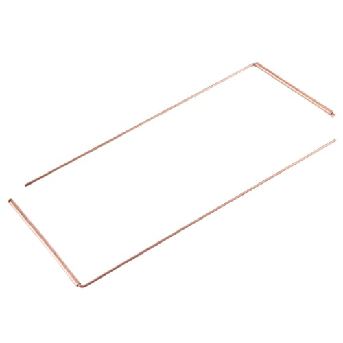 Roisin Copper Dowsing Rods, Pure Copper, 2-Piece Divination Rod - For Divination Water, Treasure (A), Durable and Easy to Use Gold