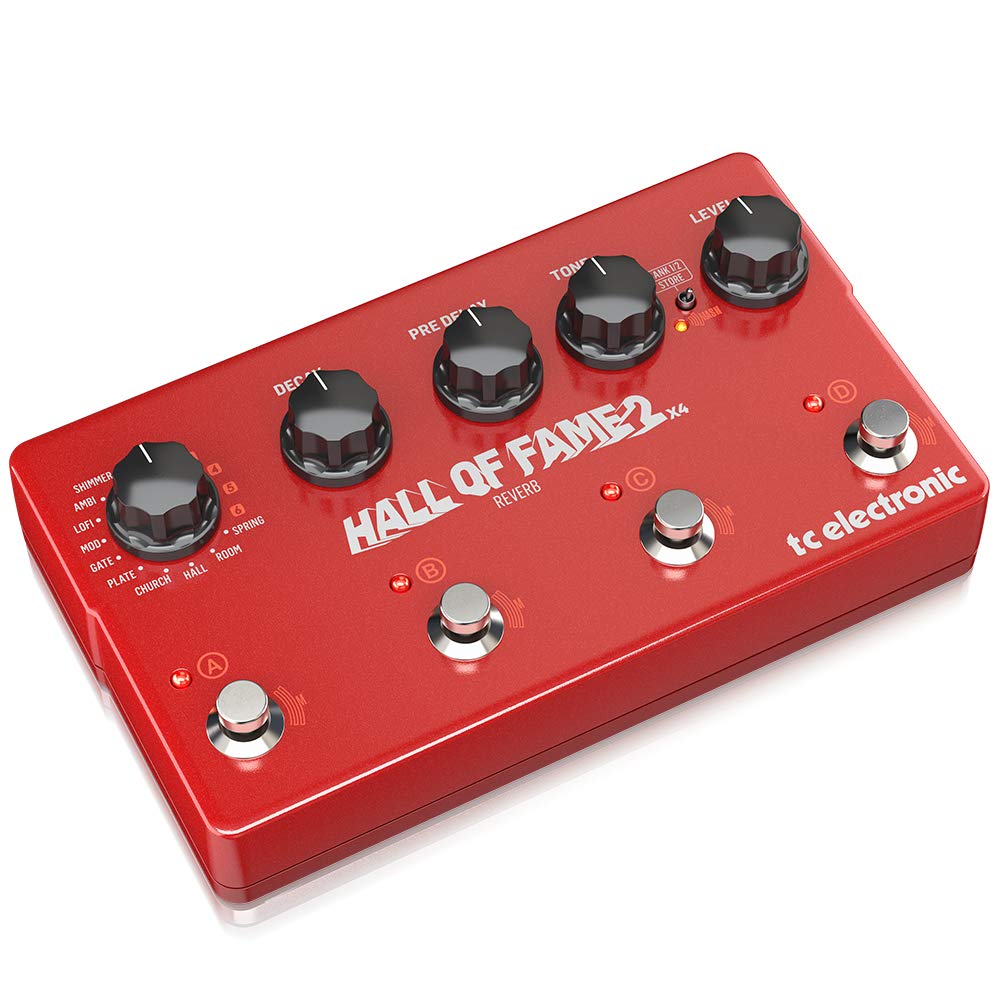 TC ELECTRONIC Guitar Effector Reverb Pedal HALL OF FAME 2 X 4 REVERB [Domestic Genuine Product]