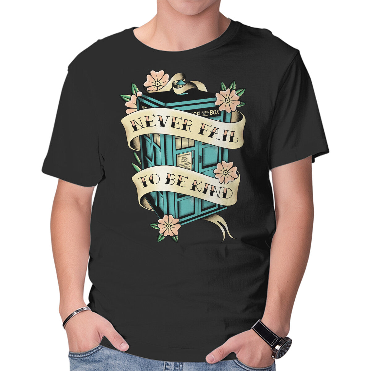 Unisex Crew Neck T-Shirt Traveler Tattoo Graphic Short Sleeve Casual Tee XS