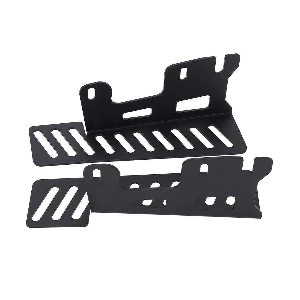 2PCS Fog Light Location Mount Brackets Left Right Aluminum Alloy Black for Raptor 2022 to 2023