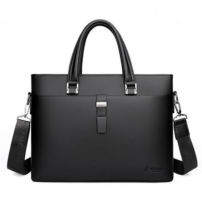 Borsa a tracolla da uomo - Cartella da lavoro e borsa per documenti per laptop